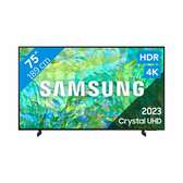 Samsung 75 Inch Crystal 4K UHD Smart LED TV 75CU8000
