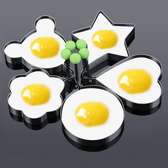 Stainless steel egg/pancake shapers