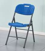 White Polyester Foldable Outdoor Chair