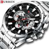 CURREN 8363 Original Brand Stainless Steel Band Wrist Watch
