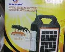 Solar Lighting system kit, bluetooth speaker, power bank