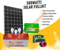 500w solar fullkit with 200ah battery