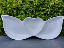 *3pcs interconnected ceramic love-butterfly shaped plate