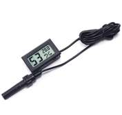 Mini LCD digital thermometer hygrometer meter with probe