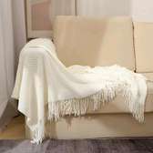 Knitted fleece blankets
