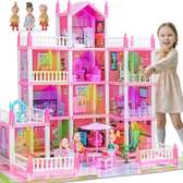 Doll Dream House for Girls Pretend Toys 4 Story Dollhouse