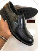 Slip-ons Black Leather Shoes