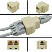 RJ45 Ethernet Cable LAN Port 1 To 2 Socket Splitter