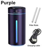 car humidifier 400ml car/home/office double hole humidifier