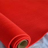 Quick-Drain Red Floor Mat Durable Non-Slip
