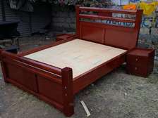 Hard wood bed