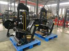 Seated row curl leg extension machine