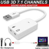 External Usb Sound card 2.0- sound card adapter