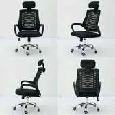 Black adjustable chair