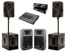 PUBLIC ADRESS SOUND SYSTEM FOR HIRE