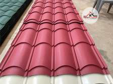 Red romantile roofing sheet mabati in Nairobi Kenya
