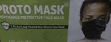Proto surgical masks 50pc "BLACK"