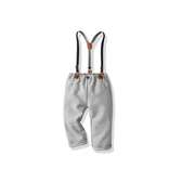 BOYS TROUSER PANTS WITH FREE SUSPENDERS (1-6YRS)