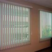 Durable White Vertical Blinds PVC Large Windows