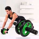 Exercise roller with mat
