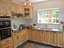 Meru oak kitchen cabinets &wardrobes installation