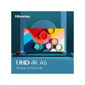 Hisense 43A6H 43'' Inches Smart UHD 4K HDR Frameless LED TV