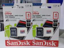 SanDisk Ultra MicroSDHC UHS-I Card (w/ Adapter) - 4GB