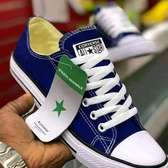 Unique blue Converse shoes