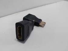 Mini HDMI Male To HDMI Female Adapter (Black)