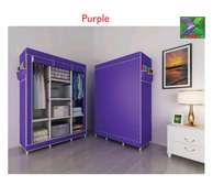 3 COLUMN PORTABLE WOODEN WARDROBE