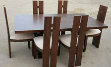 Simple and Elegant 6-seater mahogany dining table