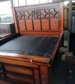 5x6 hard wood classic bed