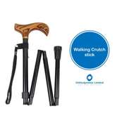 Foldable walking stick