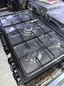 4-Burner Gas Stove Cooktop Black with Metal Grates