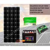 Solarmax Solar Fullkit 100w With Chloride Wet Battery