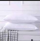 Set of 2 Standard White Plush Pillows Breathable