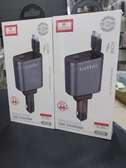 Earldom Retractable Car Charger 4 in 1 Car Phone Charger 66W