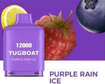 TUGBOAT SUPER 12000 Puffs POD – Purple Rain Ice