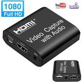 Audio Video HDMI Capture Card With AUDIO