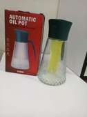 Clear automatic glass jug oil dispenser 630mls