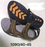 Men leather sandals:size 40___45