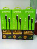 Oraimo 3A Type-C To Type-C Data Cable Black