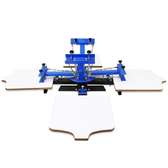 Manual 4Color 4Station Cloth Rotating Screen Print Machine