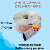 WHITE CANVAS DELIVERY PIPE