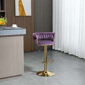 Fabric Cushioned Office Counter Stool