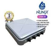 Nunix LT04-01 - 4 Gas Burner Table Top Cooker Silver