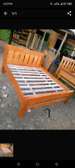 5*6 hardwood framed bed. High quality designed