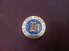 Republic of Kenya Enamel Lapel Pin Coat of Arms