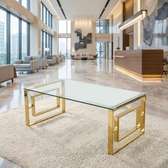 Stylish Gold Stainless Steel Modern Imported Coffee Table
