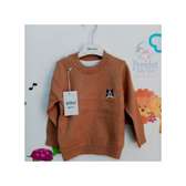 HIGH QUALITY WARM BABY / KIDS KNIT SWEATER-BROWN